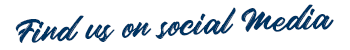 Find Us On Social Media!